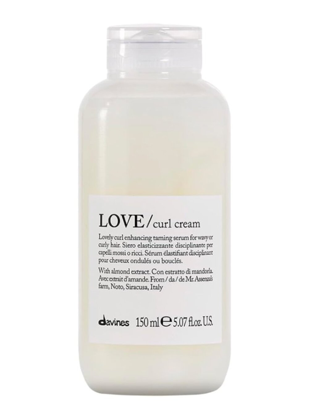 NEW Davines LOVE Curl Cream, Lightweight Leave-On Serum for Wavy and Curly Hair